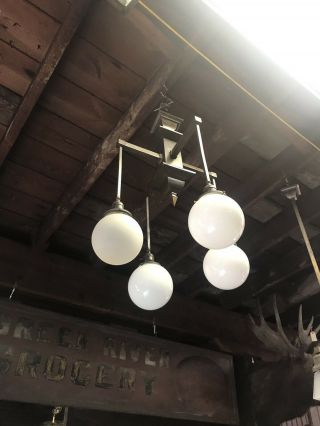 Vintage Arts And Craft Chandelier Ceiling Light