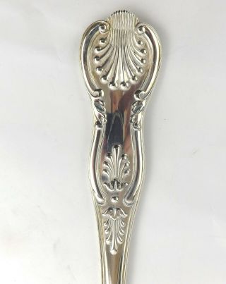 Basting Long Serving Spoon Solid Sterling Silver Kings Pattern Higgins 1861 5