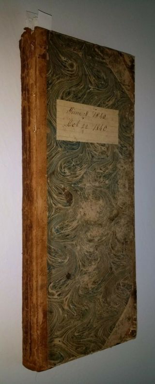 ANTIQUE HANDWRITTEN STORE LEDGER Epping Rockingham County Hampshire NH 1840 2