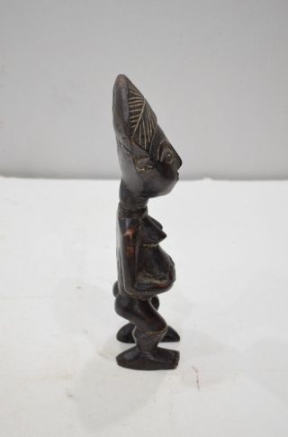 African Ashanti Doll Female Figure Ghana Fertility Doll 3