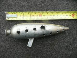 2 Rare Old French Brass Ocarina - 1 With A Valve