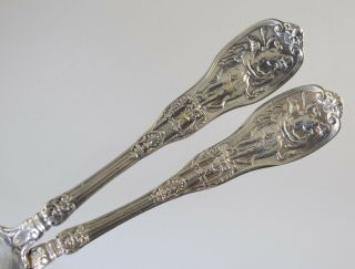 8 MYTHOLOGIQUE GORHAM BOUILLON SPOONS STERLING SILVER 1894 ANTIQUE 3