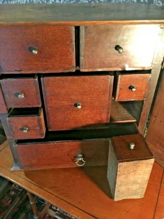 RARE QUEEN ANNE WALNUT SPICE CUPBOARD C1710 5