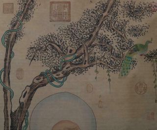 Chinese Old Wu Daozi Scroll Painting Scroll Buddha 79.  53” 7