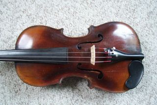 Antique Full Size Violin Marked Stainer With Case 2