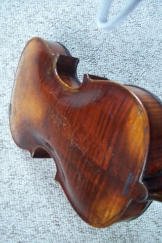 Antique Full Size Violin Marked Stainer With Case 9