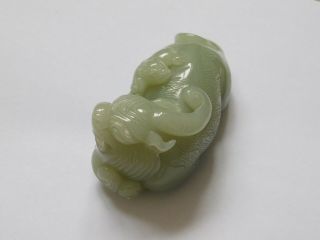 Antique Chinese Jade Pixiu Figure - Qing 4