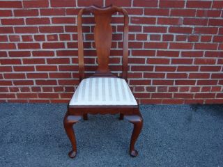 Henkel Harris Solid Cherry Queen Anne Style Dining Side Chair 2