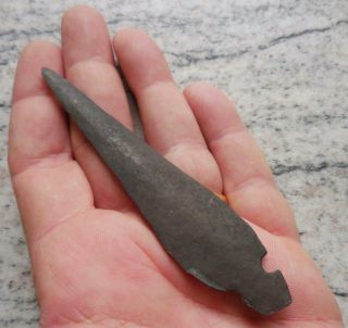 FINE BRITISH BRONZE AGE BLADE FOUND WETWANG YORKSHIRE 1000 BC 3000 YRS OLD 2