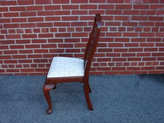 HENKEL HARRIS SOLID CHERRY QUEEN ANNE STYLE DINING SIDE CHAIR 1 2
