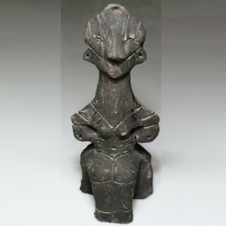 VERY RARE PREHISTORIC VINCHA VINCA TERRACOTTA MALE ALIEN STATUE CA 4500 BC 5