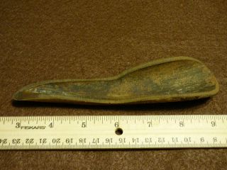 Old Cherokee Indian Horn Spoon Hand Carved Pre 1800 ' s North Carolina 2