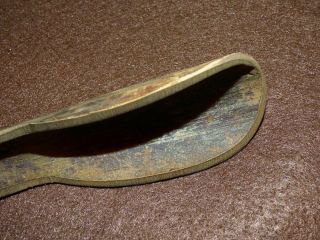 Old Cherokee Indian Horn Spoon Hand Carved Pre 1800 ' s North Carolina 5