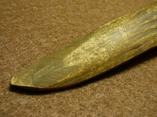 Old Cherokee Indian Horn Spoon Hand Carved Pre 1800 ' s North Carolina 7