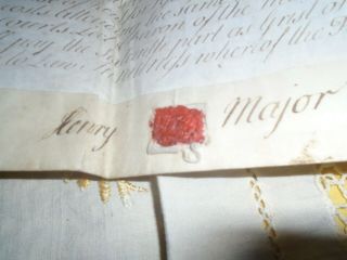 1744 MANUSCRIPT VELLUM DOCUMENT IRELAND BALLYSHANNON DONEGAL,  COANE & MAJOR 5
