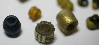 Viking BEADS ANCIENT GLASS rare different color BIG KIT 5