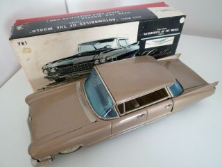 VINTAGE BANDAI LARGE SCALE CADILLAC 62 SERIES SEDAN BOX 1960s VGC JAPAN 5