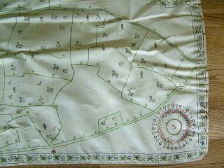 DATED 1638 VELLUM MAP OF ICKLESHAM SUSSEX SHOWING LAND USES OWNERS ETC 3
