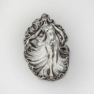 Art Nouveau Pin Tray Sterling Silver Unger Brothers
