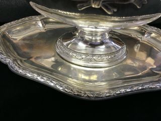 Sauce or gravy boat German 800 silver made by Posen 6