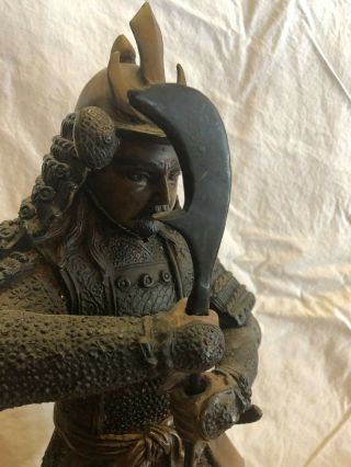 Japanese Bronze Figure Meiji period Samurai Warrior Statue Antique circa1900 8