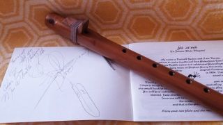 Signed Darrell Bedoni Navajo Cedar,  Native American,  Medicine Man,  Love Flute 2