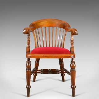 Antique Bow Back Armchair,  High Wycombe,  Smokers,  Captains,  R.  Tyzack,  George V 2