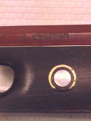 Vintage S Eastman Violin Bow Came with Violin Attributed to Buffalo Bill Cody 8