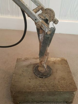 Vintage Herbert Terry Anglepoise Lamp Rare 5C/1079 Type WWII RAF Air Ministry 12