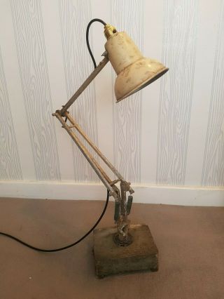 Vintage Herbert Terry Anglepoise Lamp Rare 5c/1079 Type Wwii Raf Air Ministry