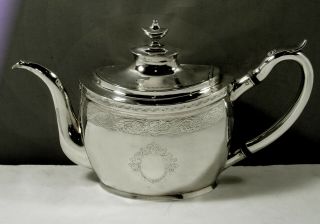 William G.  Forbes Silver Teapot c1795 Federal 2