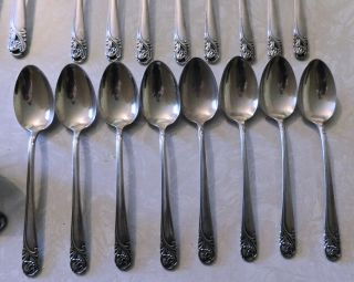 International Sterling Silver Spring Glory Flatware 35 Pce Scrap Use 1140,  Grams 3