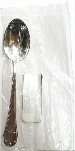 Bugatti Huge Long Sterling Silver Flatware Service For 12 Modernist Design 48pc 8