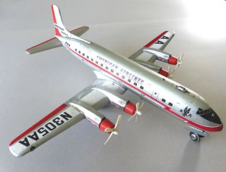 Marx Linemar American Airlines Dc7 Battery Operated Airplane Electra Flagship