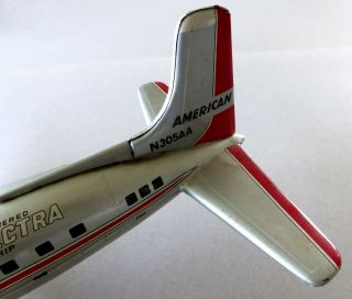 MARX LINEMAR AMERICAN AIRLINES DC7 BATTERY OPERATED AIRPLANE ELECTRA FLAGSHIP 3