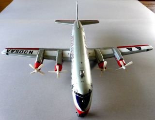 MARX LINEMAR AMERICAN AIRLINES DC7 BATTERY OPERATED AIRPLANE ELECTRA FLAGSHIP 5