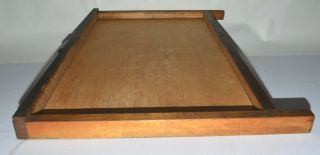 Vintage Printer ' s Type Tray/Drawer Shadow Box,  empty case,  no dividers 7/8 size 5