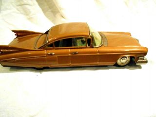 Bandai Tin Litho Friction 1959 Cadillac Hard Top 12 "
