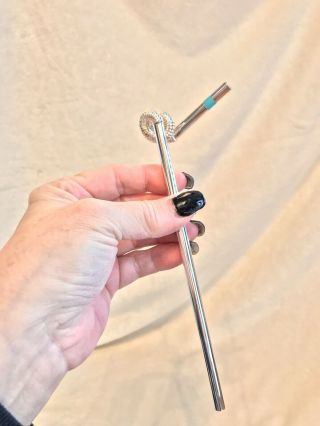 TIFFANY & CO.  Sterling Silver CRAZY STRAW 3