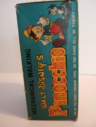Vintage Rare Disney Mechanical Walking Pinocchio by LINEMAR 5