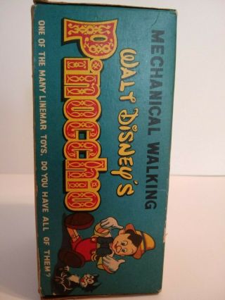 Vintage Rare Disney Mechanical Walking Pinocchio by LINEMAR 6