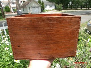VINTAGE ADVERTISING WOODEN SPICE THYME WOOD BOX JURGENS BROOKLYN NY OLD 3