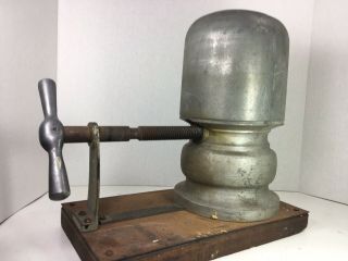 Hat Stretcher Antique Vintage Heated Form Mold Block Millinery