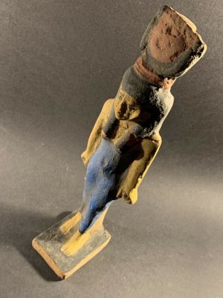 G2 CIRCA 750 - 315BCE - ANCIENT EGYPTIAN COLOURED STONE GODDESS ISIS 7