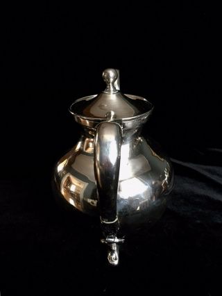 Vintage VICTORIA Mexico Solid 925 Sterling Silver Hinged - Top Teapot 42.  6 Ounces 2