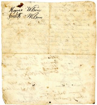 1783 Col - Am - Doc MARY ANDROS & CHILD EXTREMELY POOR NEIGHBORS PLEA OF HELP 2