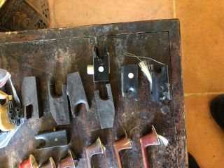 Box of Vintage and Part Constructed Violin Bows For Restoration,  Spare Parts 3