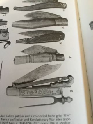 Revolutionary War 18th Century Folding Walnut Handle Jackknife Heart Touch Mark 8