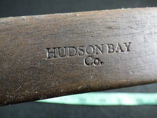 Early Sioux Indian Dag Knife Buffalo Face Blade Hudson Bay Co Marked 3