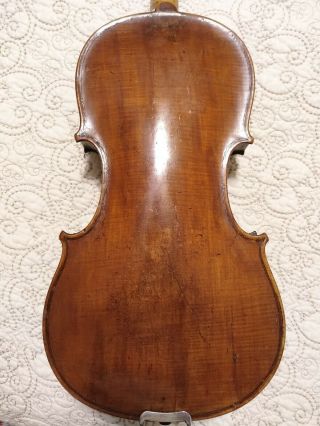 German 1777 Violin Jacob Weib Louthen und - Antique Vintage 4/4 Full Size Rare 3